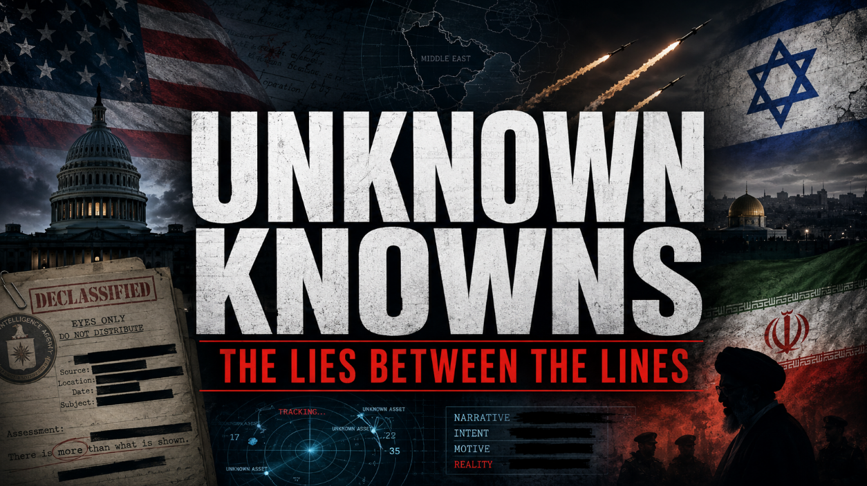 Unknown Knowns: The Lies Between the Lines — the United States, Israel and Iran