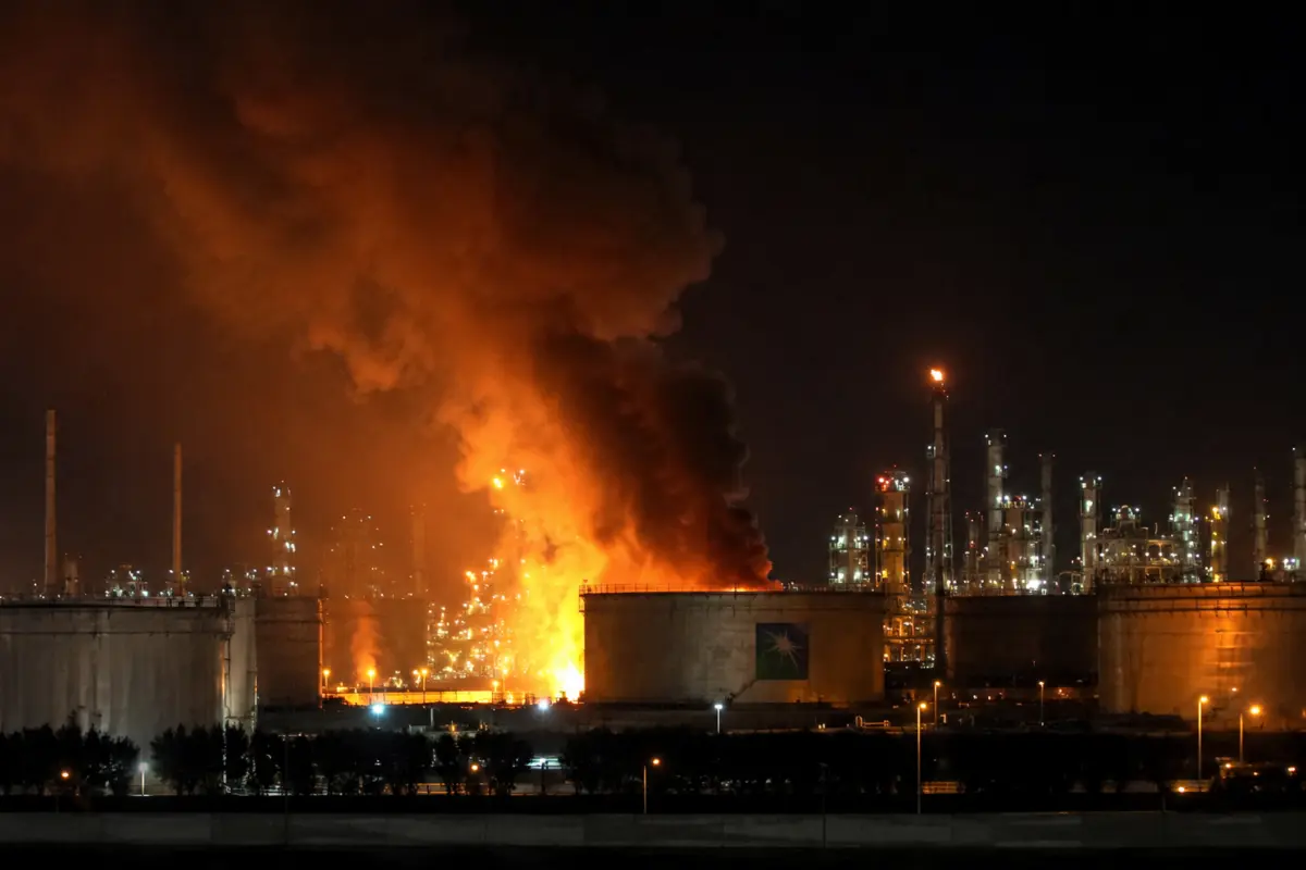 Fire at Saudi Aramco refinery facility in Jazan